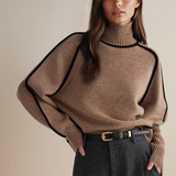 EMILIE Turtleneck Striktrøje