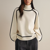 EMILIE Turtleneck Striktrøje