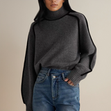 EMILIE Turtleneck Striktrøje