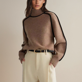 EMILIE Turtleneck Striktrøje