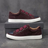 Andrea - Suede Sneakers med Elegant Spænde