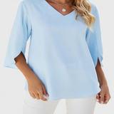 Tabitha Casual Bluse med Løs Pasform og Elegant Design