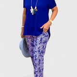 Silvia | Elegant To-Piece Suit med Struktureret Snit