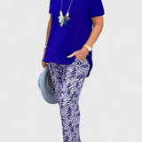 Silvia | Elegant To-Piece Suit med Struktureret Snit