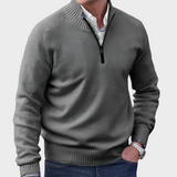 Malik | Elegant Herresweater med Lynlås