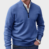 Malik | Elegant Herresweater med Lynlås