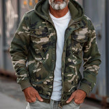 Elegant Cargo Camouflage Jakke - Fabian