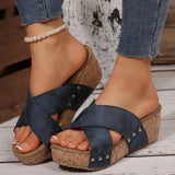 Oakley – Boho Wedge Sandaler i Komfortabel Design